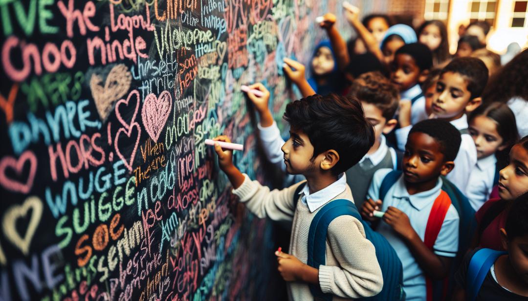 Les-mots-des-enfants-envahissent-les-murs…-et-changent-tout