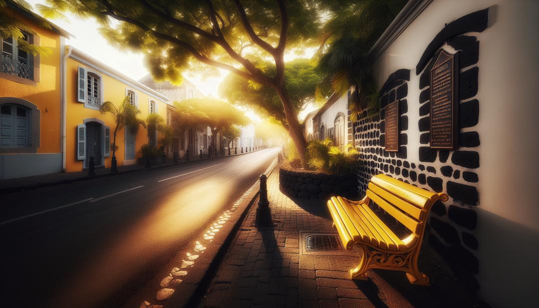 Ce-banc-jaune-en-plein-cœur-de-Saint-Paul-cache-un-secret